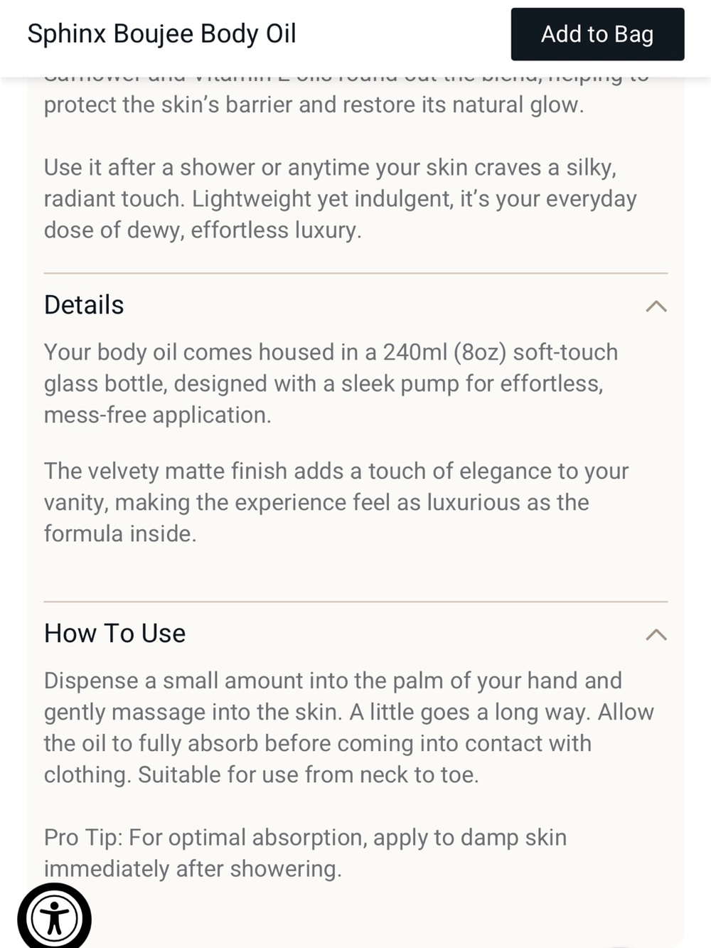 Riddle bou'ee Scented Body Oil - Sphinx - Picture 6 of 13